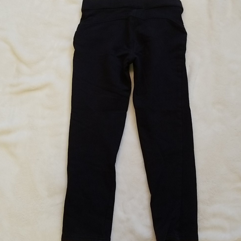 Girl's Black Jeggings Oshkosh size 4 - 5 Zippers - Picture 4 of 4